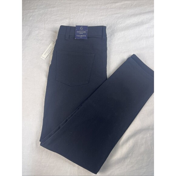 Talbots Pants - Talbots Signature Ankle Size 6 Black NWT